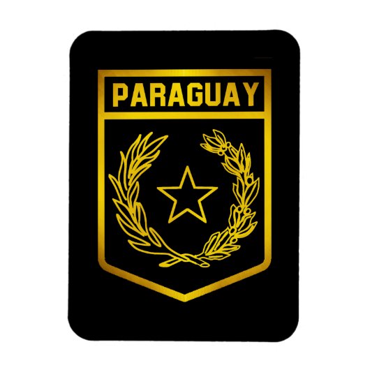 Paraguay Emblem Magneet (Verticaal)