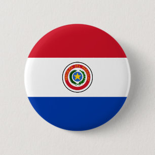 Paraguay Flag Button