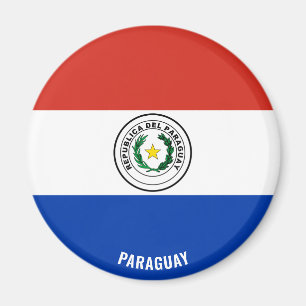 Paraguay Flag Charming Patriotic Magneet