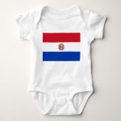 Paraguay Flag Romper (Voorkant)