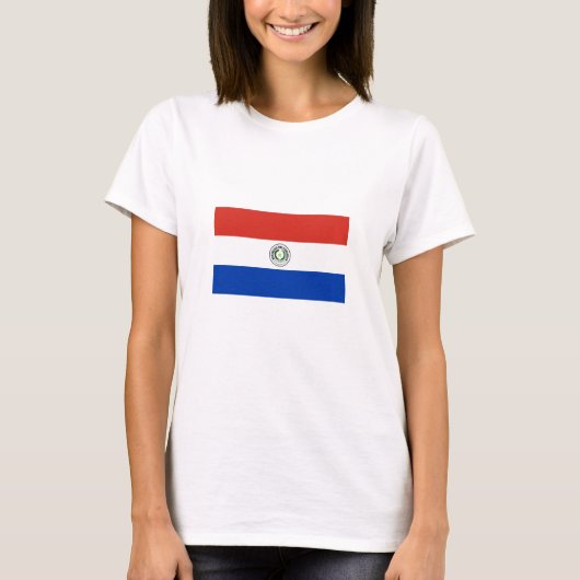 Paraguay Flag T-shirt (Voorkant)