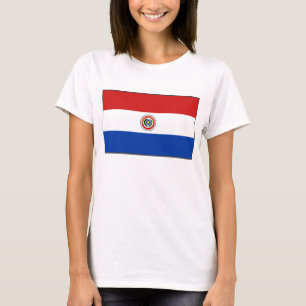 Paraguay Flag x Map T-Shirt
