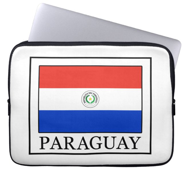 Paraguay Laptop Sleeve (Voorkant)