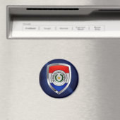 Paraguay Metallic Emblem Magneet (Insitu (Vaatwasser))