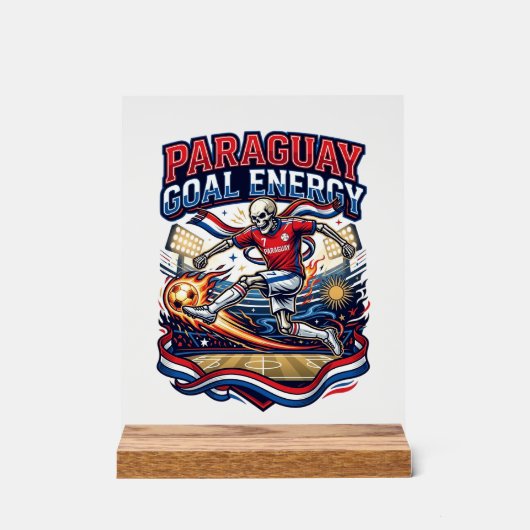 Paraguay Objectif Énergie Skeleton Buteur Nations  (Recto)
