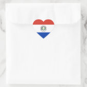 Paraguay (Paraguayaanse vlag) Hart Sticker (Tas)