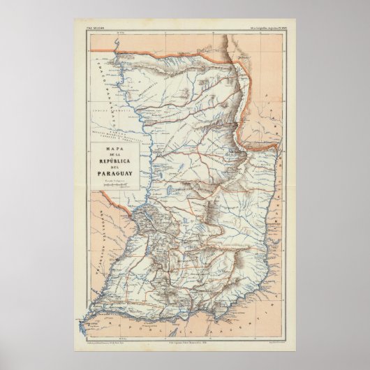 Paraguay Poster (Voorkant)