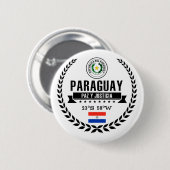 Paraguay Ronde Button 5,7 Cm (Voorkant /achterkant)