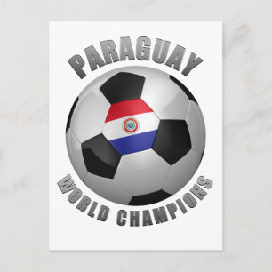 PARAGUAY SOCCER CHAMPES BRIEFKAART