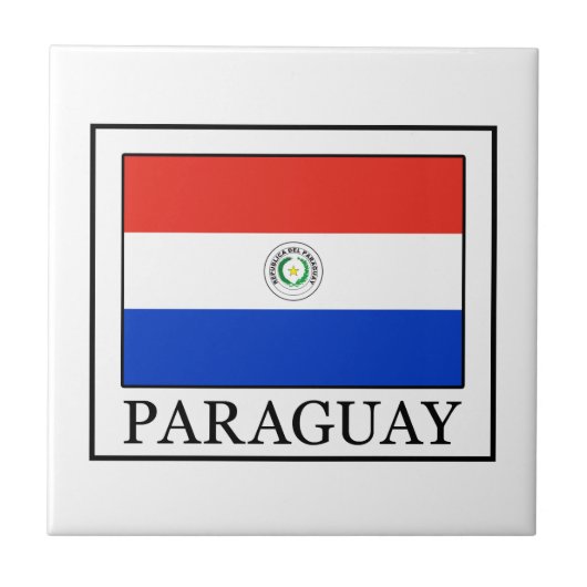 Paraguay Tegeltje (Voorkant)
