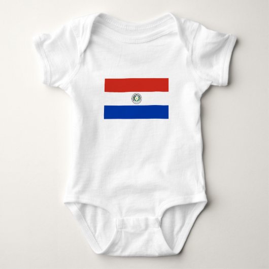 Paraguay Vlag Romper (Voorkant)