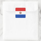 Paraguay Vlag Sticker (Tas)