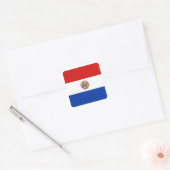 Paraguay Vlag Sticker (Envelop)