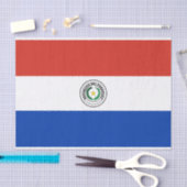 Paraguay Vlag Tissuepapier (Craft)