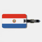 Paraguayaanse vlag bagagelabel (Achterkant horizontaal)