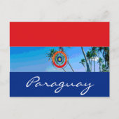 Paraguayaanse vlag briefkaart (Voorkant)