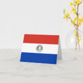 Paraguayaanse vlag kaart (Gele Bloem)