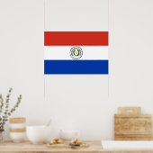Paraguayaanse vlag poster (Keuken)
