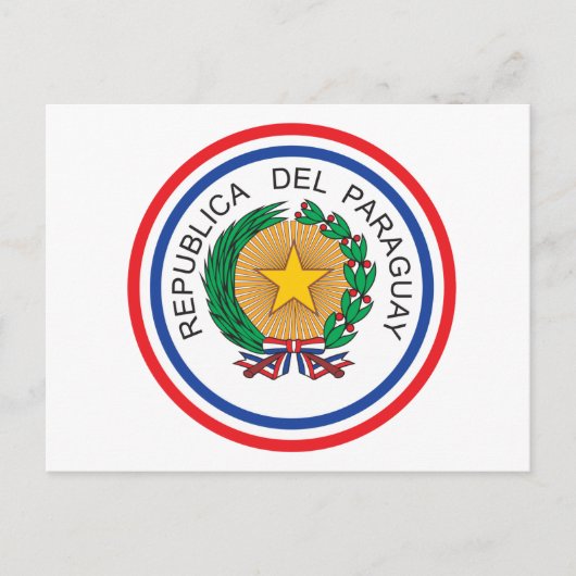 Paraguayaanse wapenstilstand briefkaart (Voorkant)