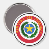 Paraguayaanse wapenstilstand magneet (Voorkant / Achterkant)