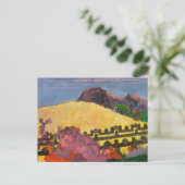Parahi Te Maras par carte postale Paul Gauguin (Debout devant)