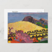 Parahi Te Maras par carte postale Paul Gauguin (Devant / Derrière)