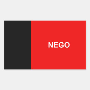 Paraiba vlag Braziliaanse regio provincie nego Rechthoekige Sticker