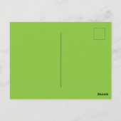 Parakeet Bird  Briefkaart (Achterkant)