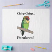 Parakeet Bird Lovers Tissuepapier (Craft)