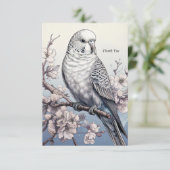 Paraket Bedankkaart (Staand voorkant)