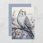 Paraket Bedankkaart (Voorkant / Achterkant)