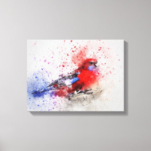 Paraket Canvas Afdruk (Voorkant)