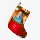 Paraket kerst kleine kerstsok (Voorkant (Hangend))