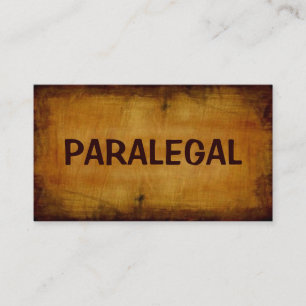 Paralegal Antiek Visitekaartje