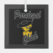 Paralegal Chick #4 Glas Ornament (Voorkant)