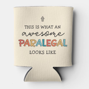 Paralegal Geweldige juridisch assistent Funny Blikjeskoeler