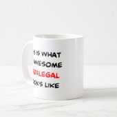 paralegal, geweldige koffiemok (Voorkant links)