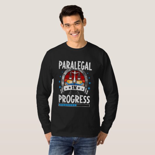 Paralegal In Progress Trainee Student T-shirt (Voorkant volledig)