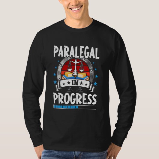 Paralegal In Progress Trainee Student T-shirt (Voorkant)