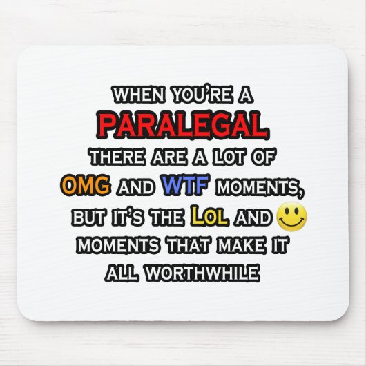 Paralegal ... OMG WTF LOL Muismat (Voorkant)