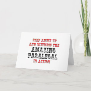 Paralegal verbazingwekkend in actie kaart