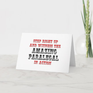 Paralegal verbazingwekkend in actie kaart