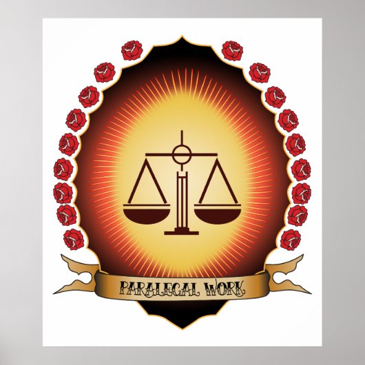 Paralegal Work Mandorla Poster (Voorkant)