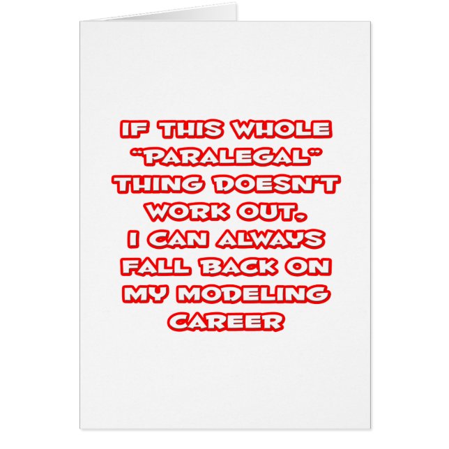 Paralegale Humor ... Modelleraar (Voorkant)