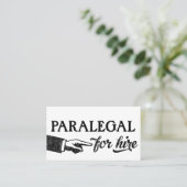 Paralegale Visitekaartjes - Koel Vintage (Staand voorkant)
