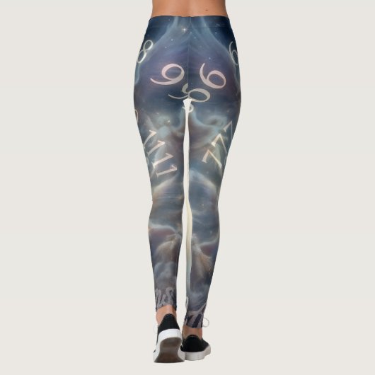 Parallel Realms leggings Angel NUmbers (Achterkant)