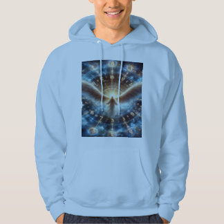 Parallel Realms Mannen Sweatshirt. Engelennummers Hoodie