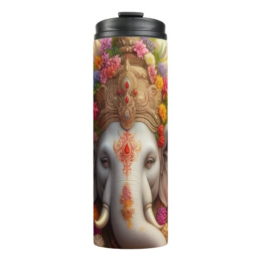 Parallel Realms waterfles. Ganesha Thermosbeker (Voorkant)