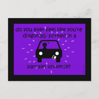 parallel universum briefkaart