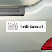 Parallelle implementatie bumpersticker (Op auto)